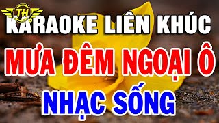 Karaoke Liên Khúc Nhạc Vàng Hòa Tấu Rumba Bolero Trữ Tình | Nhạc Sống lk Hai Mùa Mưa | Trọng Hiếu