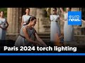 Flame-lighting ceremony for the Paris Olympics in Greece