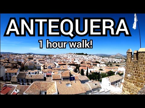 â´á´· ANTEQUERA walking tour, Malaga, Andalucia, Spain 🇪🇸