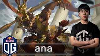 OG.ana Monkey King Gameplay - Unranked Match - OG Dota 2.