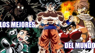 LOS MEJORES ANIMES DEL MUNDO