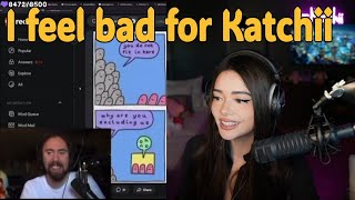 Katchii Reacts To Asmond Talking About Nick Getting Fat Again