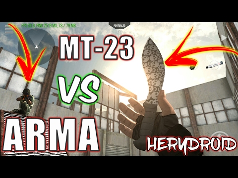 MT-23 vs ARMAS | jogando "SO DE FACA" contra armas