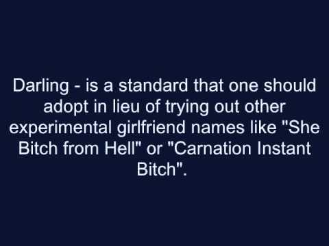 a good name to call your girlfriend a good name to call your girlfriend