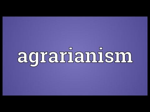 Header of Agrarianism