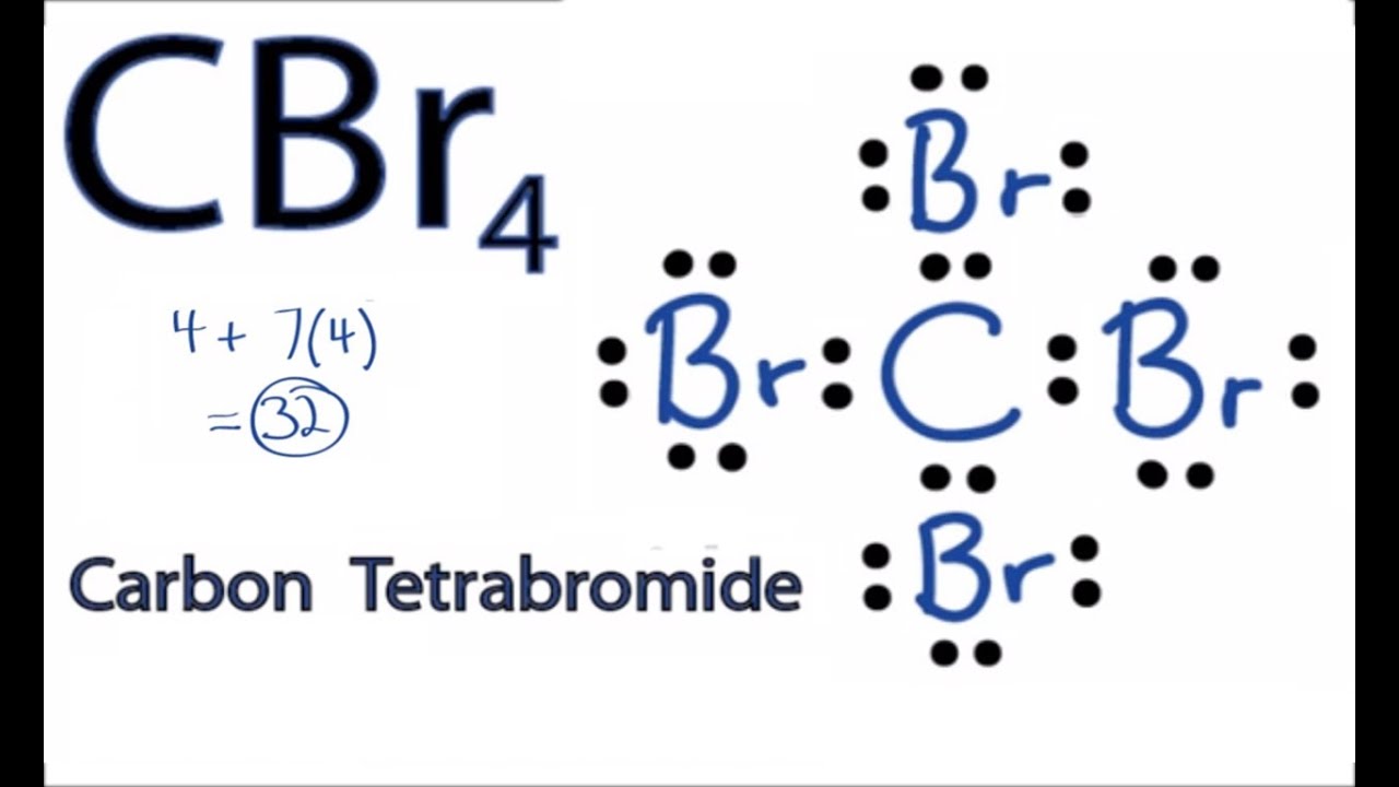 Cbr4 Lewis Structure  How To Draw The Lewis Structure For