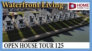 Open House Tour (125) - Waterfront Cottage Homes For Sale at Heritage Harbor Ottawa in Illinois
