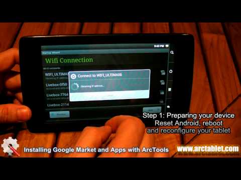   Market on Use Arctools To Install Android Market And Apps On Your Archos  101 70