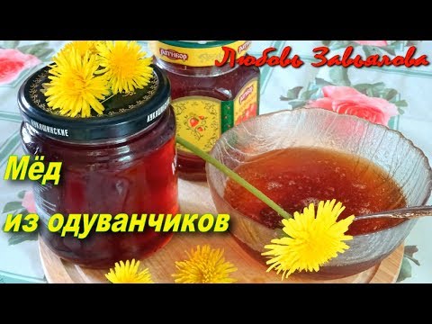 Мёд из Одуванчиков-ценный и полезный продукт/Honey from dandelions Мёд из Одуванчиков-ценный и полезный продукт/Honey from dandelions
