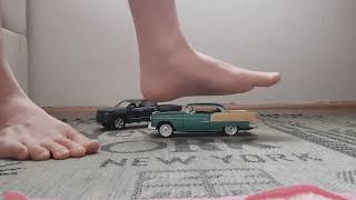 Toy Pick Up Truck And Clic Car Trampling Part 2