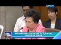 Senator Miriam Dares Gigi Reyes to Turn Tables on Enrile