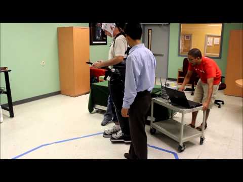 Demonstration of Rex Bionics Exoskeleton