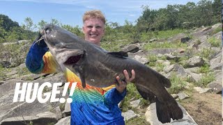 Jigging For Monster Flathead Catfish On The Potomac