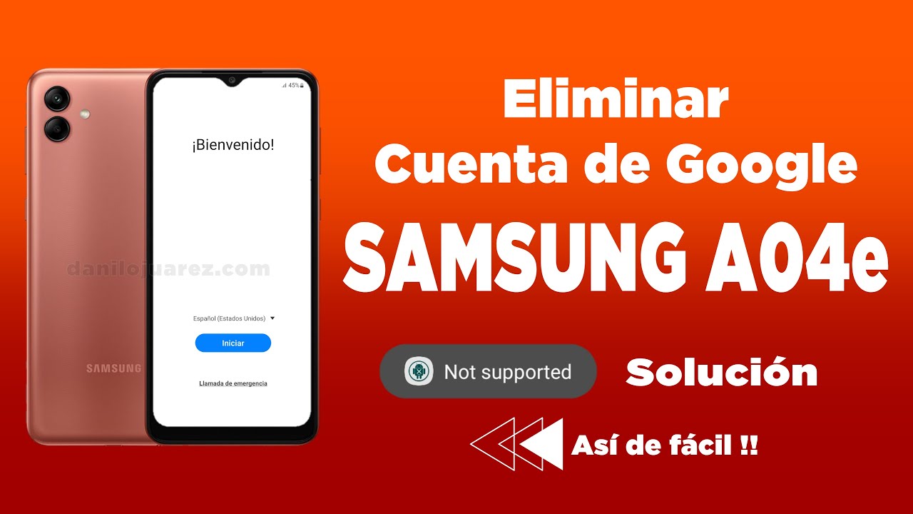 DELETE GOOGLE ACCOUNT SAMSUNG GALAXY A04e WITHOUT PC DELETE GOOGLE ACCOUNT SAMSUNG GALAXY A04e WITHOUT PC