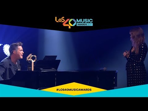 Alejandro Sanz y Silvia Abascal, el momento más emotivo de LOS40 MUSIC AWARDS