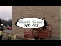 Steel Crazy Iron Art- Installing Exterior Wall Art @ Lockport H.S.