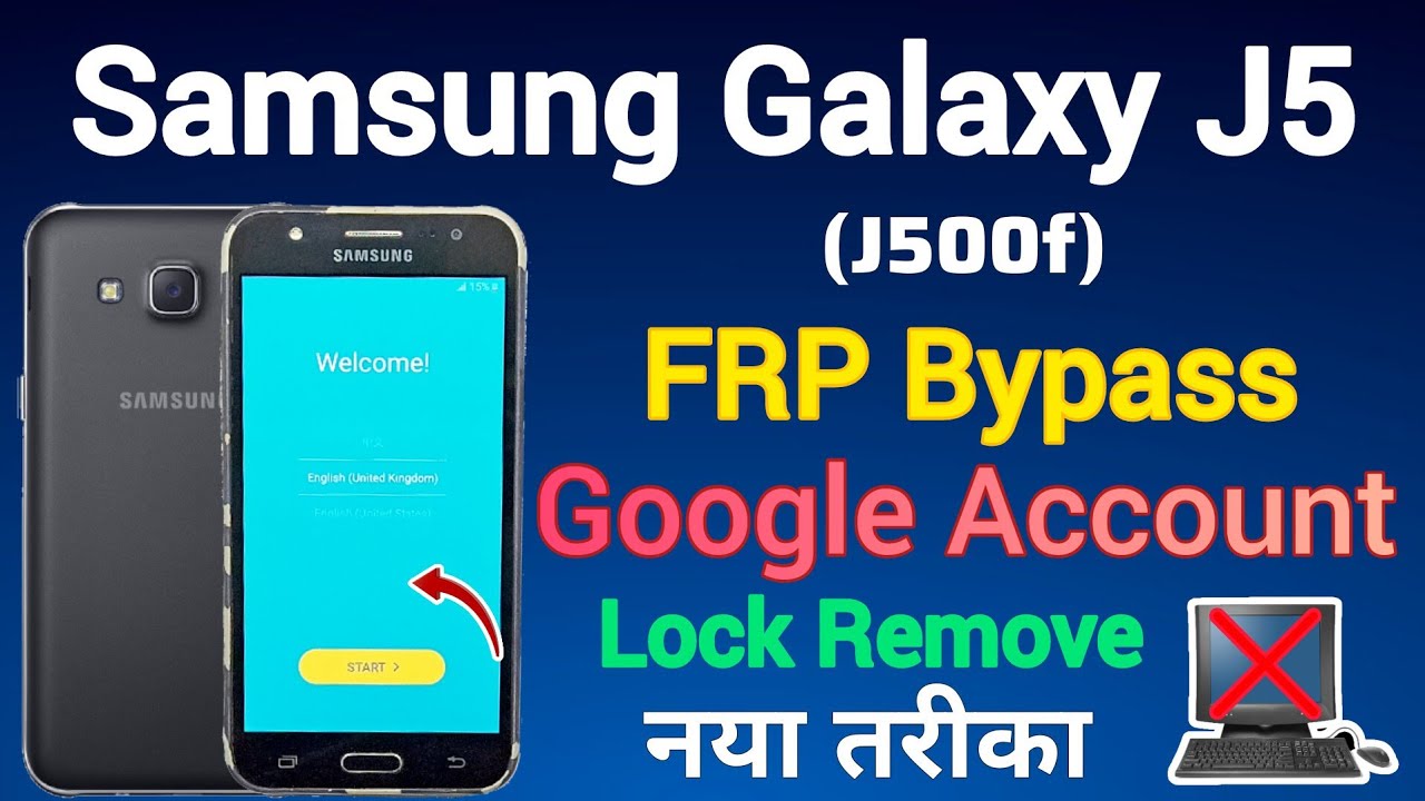 SAMSUNG Galaxy J5 (J500f) || FRP Bypass || Google SAMSUNG Galaxy J5 (J500f) || FRP Bypass || Google