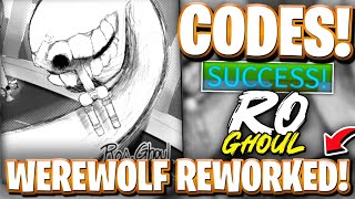 Werewolf Kakuja All New Werewolf Kakuja Reworked Update Codes For Ro Ghoul Roblox Ro Ghoul Codes