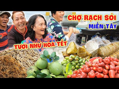 Người buôn bán chợ RẠCH SỎI - KIÊN GIANG vui vẻ lạc quan trước bao khó khăn /Đi chợ quê MIỀN TÂY