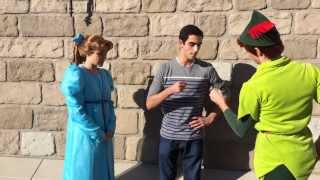 Meeting Peter Pan And Wendy In Magic Kingdom