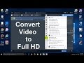 How to Convert Video to mp4 or How to change Video file to mp4 HD 1080p or 4K Video - Free & Fast