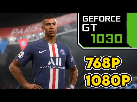 FIFA 21 || GT 1030 + i3 7100 Performance Test || 768p, 1080p Benchmark