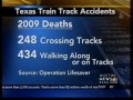 Texas train track accidents