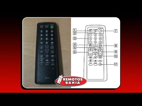 MANUAL PARA PROGRAMAR UN CONTROL REMOTO UNIVERSAL SONY RM-V3 REMOTOS