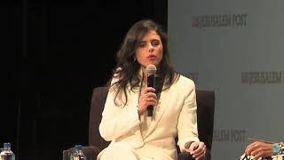 Ayelet Shaked Talks On Stage About Upcoming Israeli Elections, 8Th Annual Jerusalem Post Conference