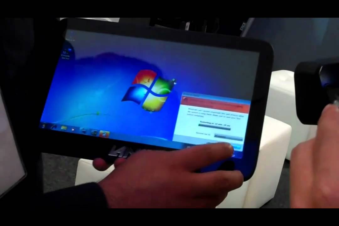 Tablet W10 de Lanix con procesador Intel Atom y Windows 7.