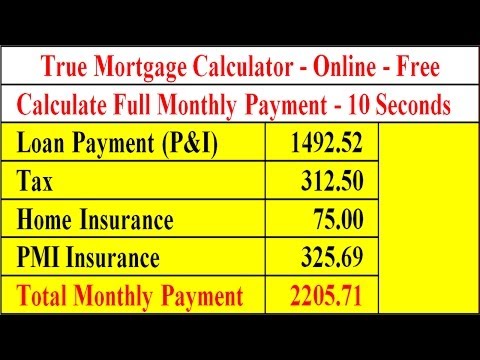 mortgage payment calculater