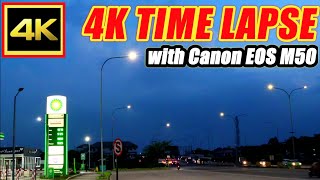 Test 4K Video Canon Eos M50 || Green Lake City In 4K Time Lapse