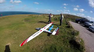 Valenta 13 Inteco L213 A - Walk Around. - Rc Slope Soaring - St Agnes Head - Cornwall