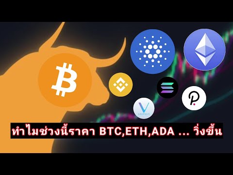 ทำไมช่วงนี้ราคา BTC,ETH,ADA และ coin อื่นๆ ถึงวิ่งขึ้น