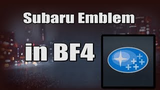 game review subaru emblem in bf4 battlefield 4 emblem creator