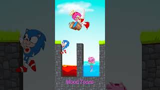 Please Save Sonic In Lava Pit Challenge Vs Amy