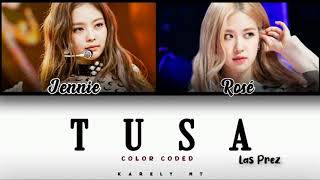 Tusa Cover Las Prez Color Coded