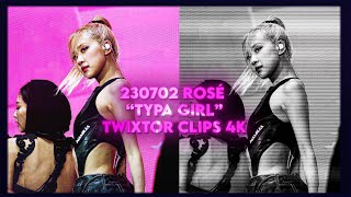 230702 Bst Hyde Park Typa Girl Rosé Twixtor Clips 4K Cc