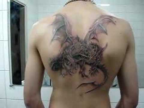 Dragao medieval dragon tattoo RATINHO TATTOO Proximo aos bairros : Morumbi 