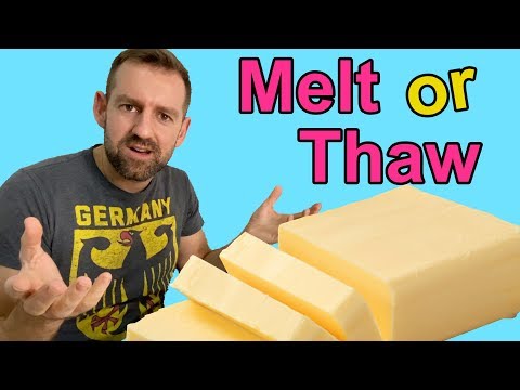 English Words with Similar Meanings ● THAW or MELT?