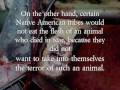 Meat eaters ingest Animals sheer terror of slaughter