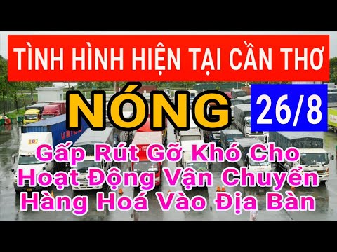 CẦN THƠ:🔥"NÓNG" Gấp Rút Gỡ Khó Cho Hoạt Động Vận Chuyển Hàng Hoá Vào Địa Bàn