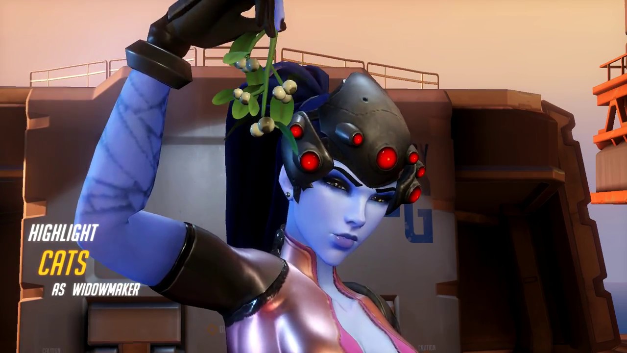 Widowmaker uses asshole pleasure