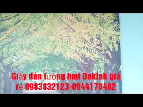 Tranh dán tường buôn ma Thuột đắc Lắk