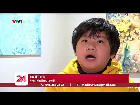 Thần đồng hội họa Việt Nam mở triển lãm tại Mỹ | VTV24