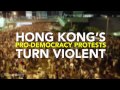 Hong Kong Police Fire Tear Gas at Democracy Protesters