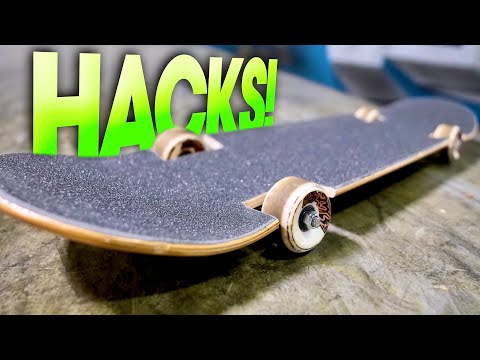 SLAMMED SKATEBOARD HACKS!