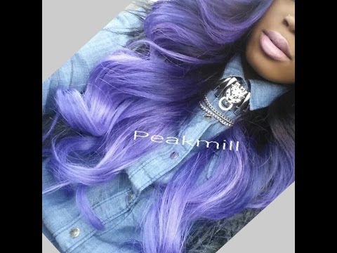 Blue And Pink Ombre Hair Color