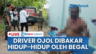 Live Driver Ojol Dibakar Hidup-Hidup Oleh Begal Di Sampang, Motor Yang Dipakai Dirampas