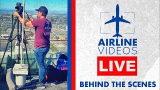 Behind the Scenes of Airline Videos Live at LAX